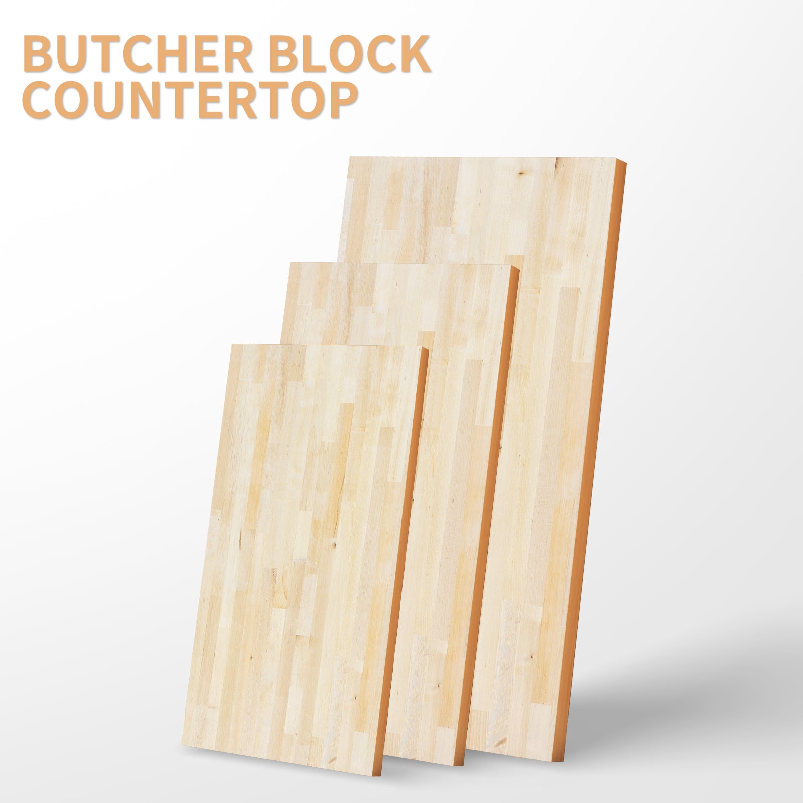 Birch Butcher Block Countertop 1.5'' Thick